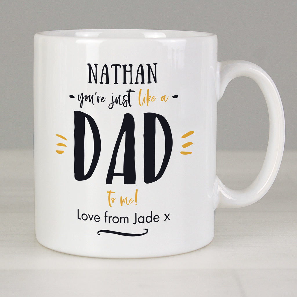 Personalised Just Like A Dad Mug - Buy Mugs at GiftMasters.co.uk