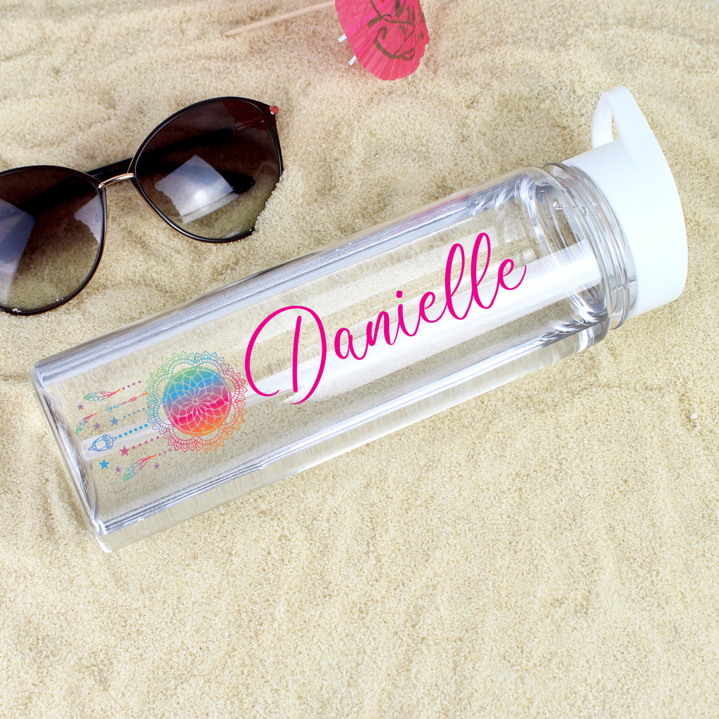 Personalised Dream Catcher Name Only Water Bottle - Buy Drinks Bottles at GiftMasters.co.uk