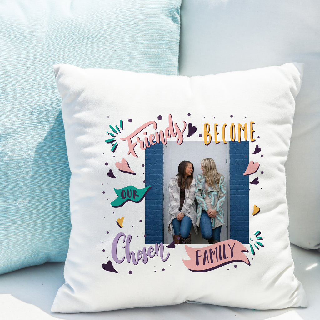 Personalised Chosen Family Photo Upload Cushion - Buy Photo Upload Products at GiftMasters.co.uk