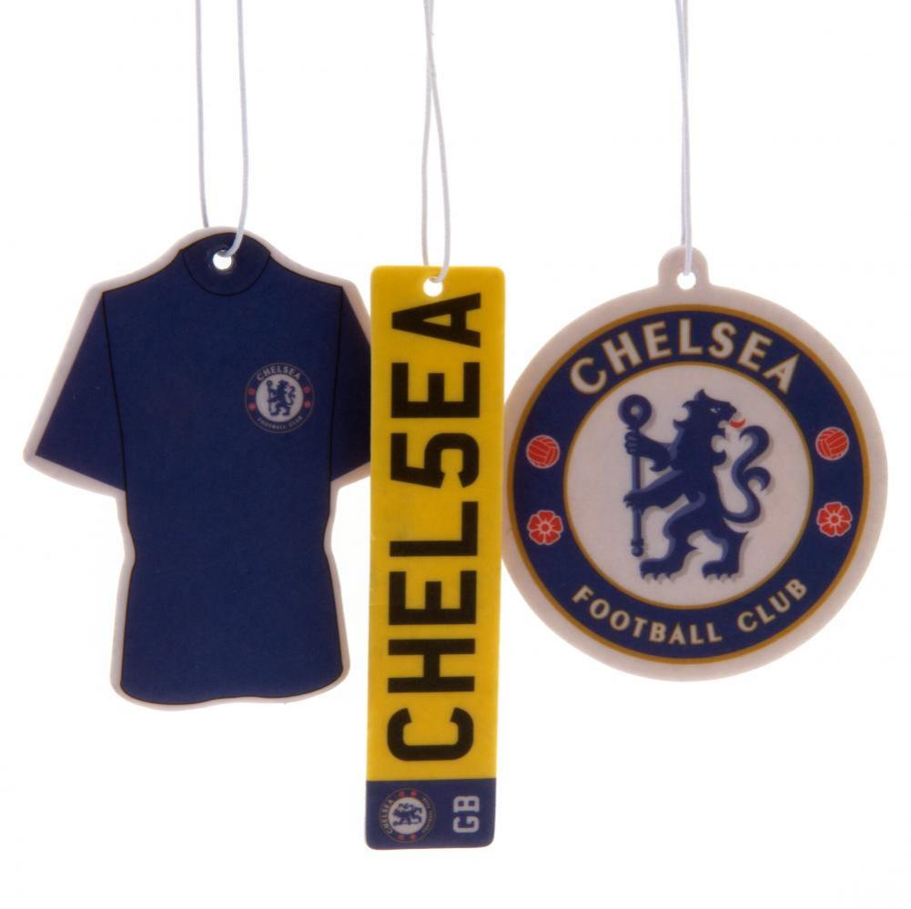 Chelsea FC 3pk Air Freshener - Buy Air Fresheners at GiftMasters.co.uk