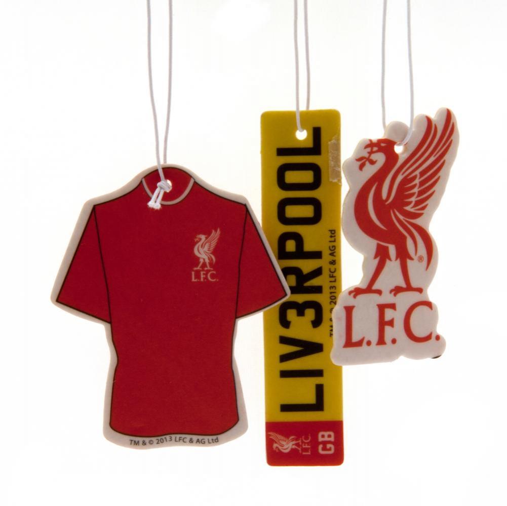 Liverpool FC Liverbird 3pk Air Freshener - Buy Air Fresheners at GiftMasters.co.uk