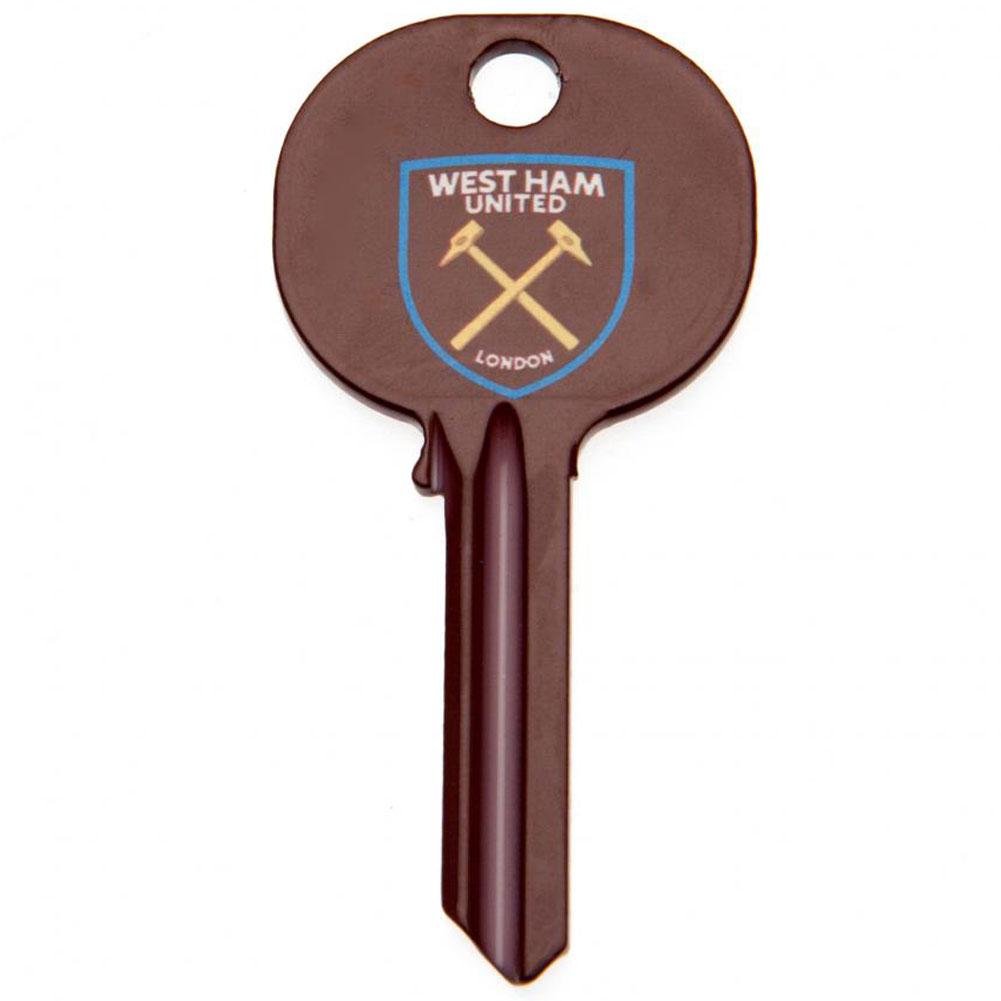 West Ham United FC Crest Door Key - Buy Keys & Padlocks at GiftMasters.co.uk