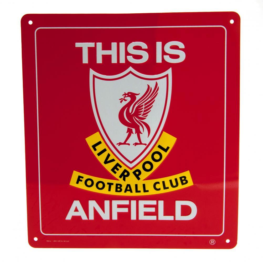 Liverpool FC This is Anfield Sign - Buy Metal Signs at GiftMasters.co.uk