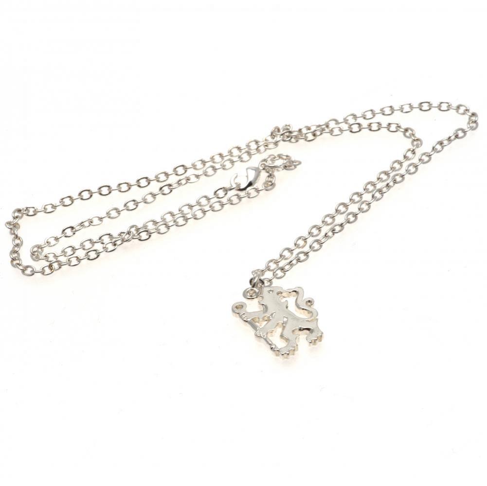 Chelsea FC Silver Plated Pendant & Chain LN - Buy Silver Plated at GiftMasters.co.uk