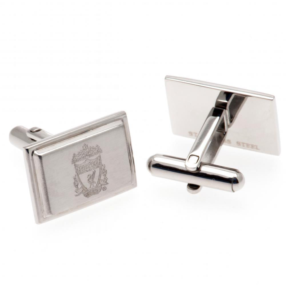 Liverpool FC Stainless Steel Cufflinks - Buy Cufflinks at GiftMasters.co.uk