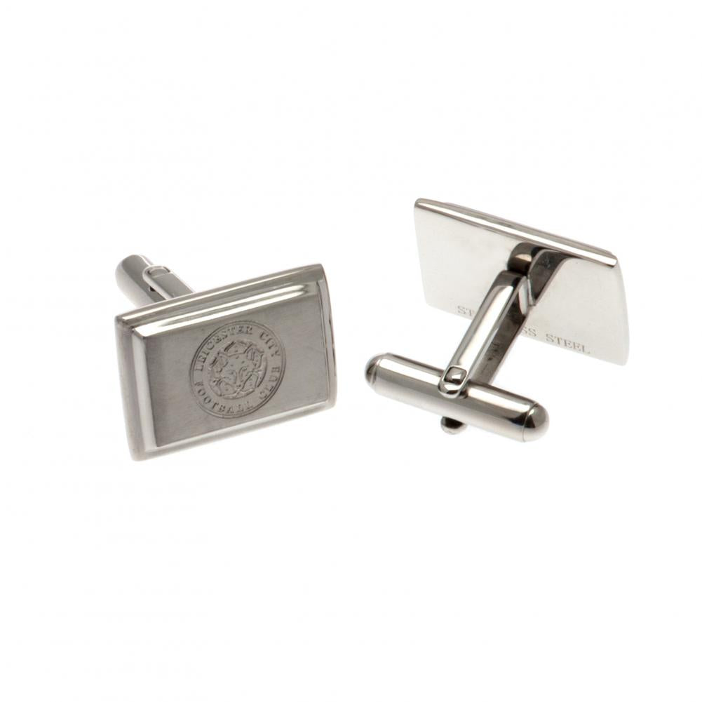 Leicester City FC Stainless Steel Cufflinks - Buy Cufflinks at GiftMasters.co.uk
