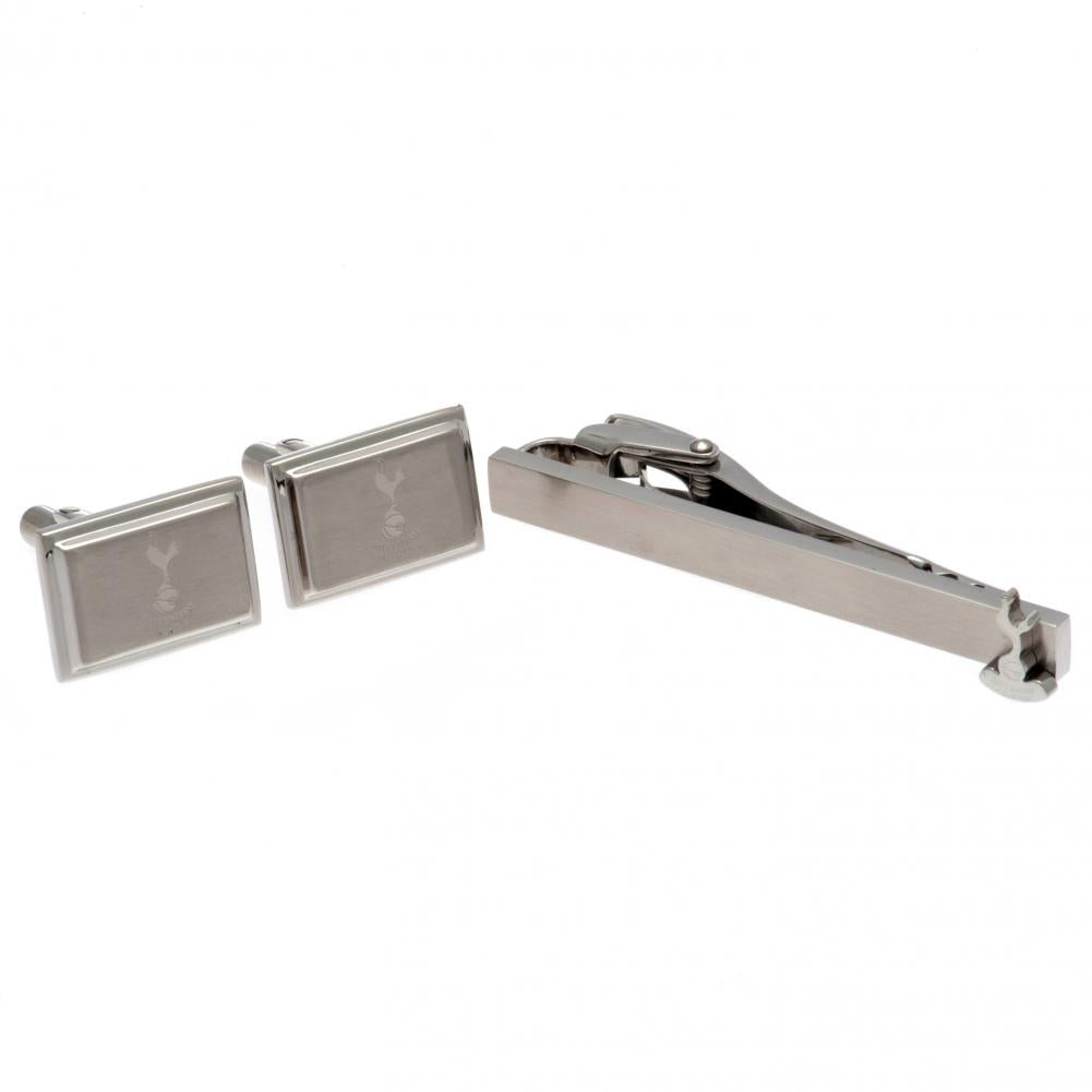 Tottenham Hotspur FC Tie Slide & Cufflink Set - Buy Ties & Pins at GiftMasters.co.uk