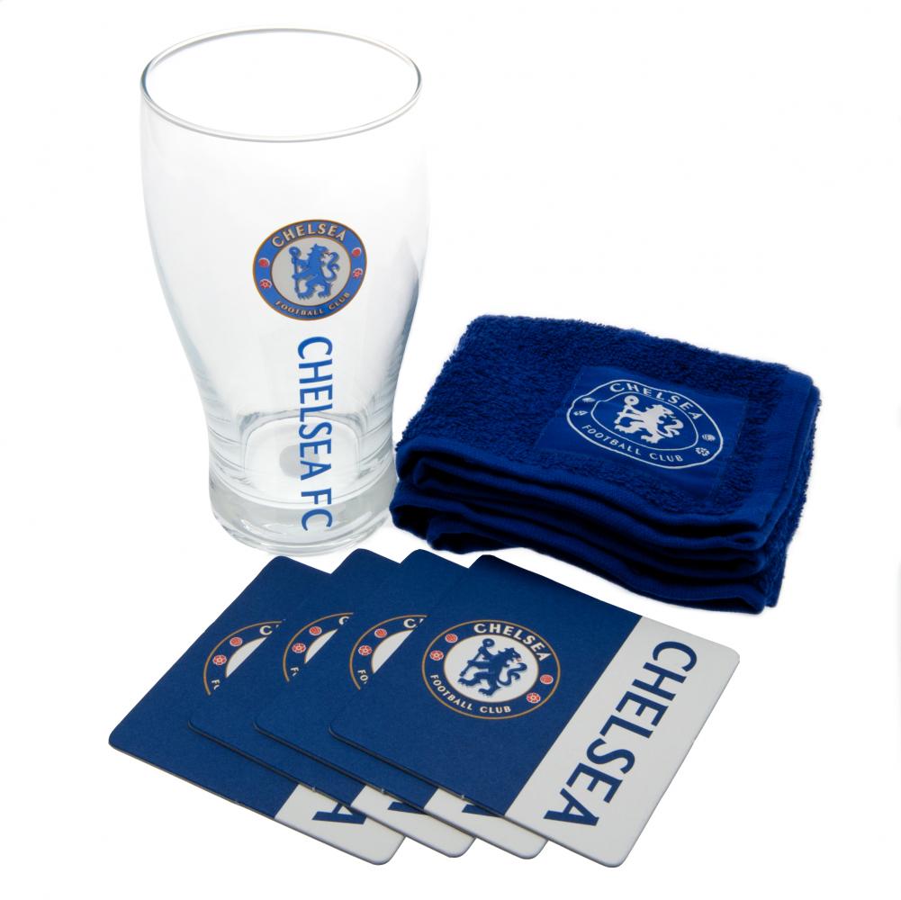 Chelsea FC Mini Bar Set - Buy Bar Sets at GiftMasters.co.uk
