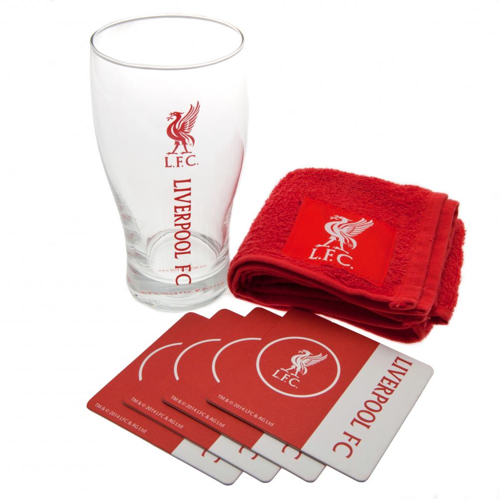 Liverpool FC Mini Bar Set - Buy Bar Sets at GiftMasters.co.uk