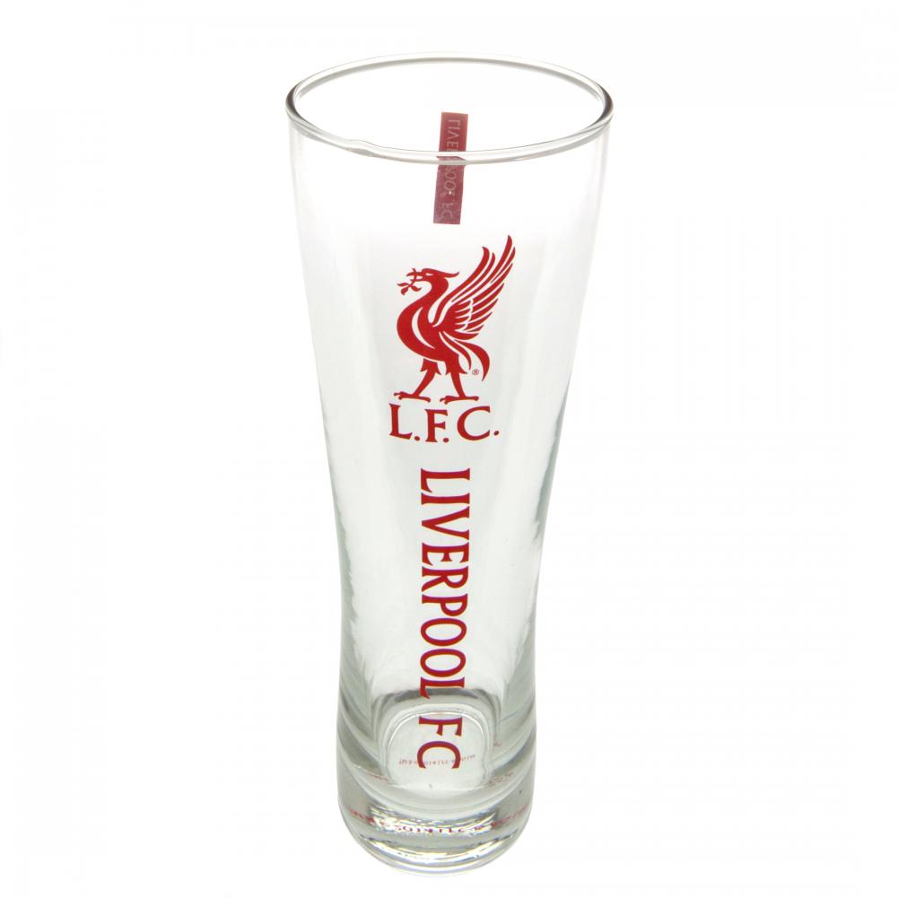 Liverpool FC Tall Beer Glass - Buy Pint Glasses & Tumblers at GiftMasters.co.uk