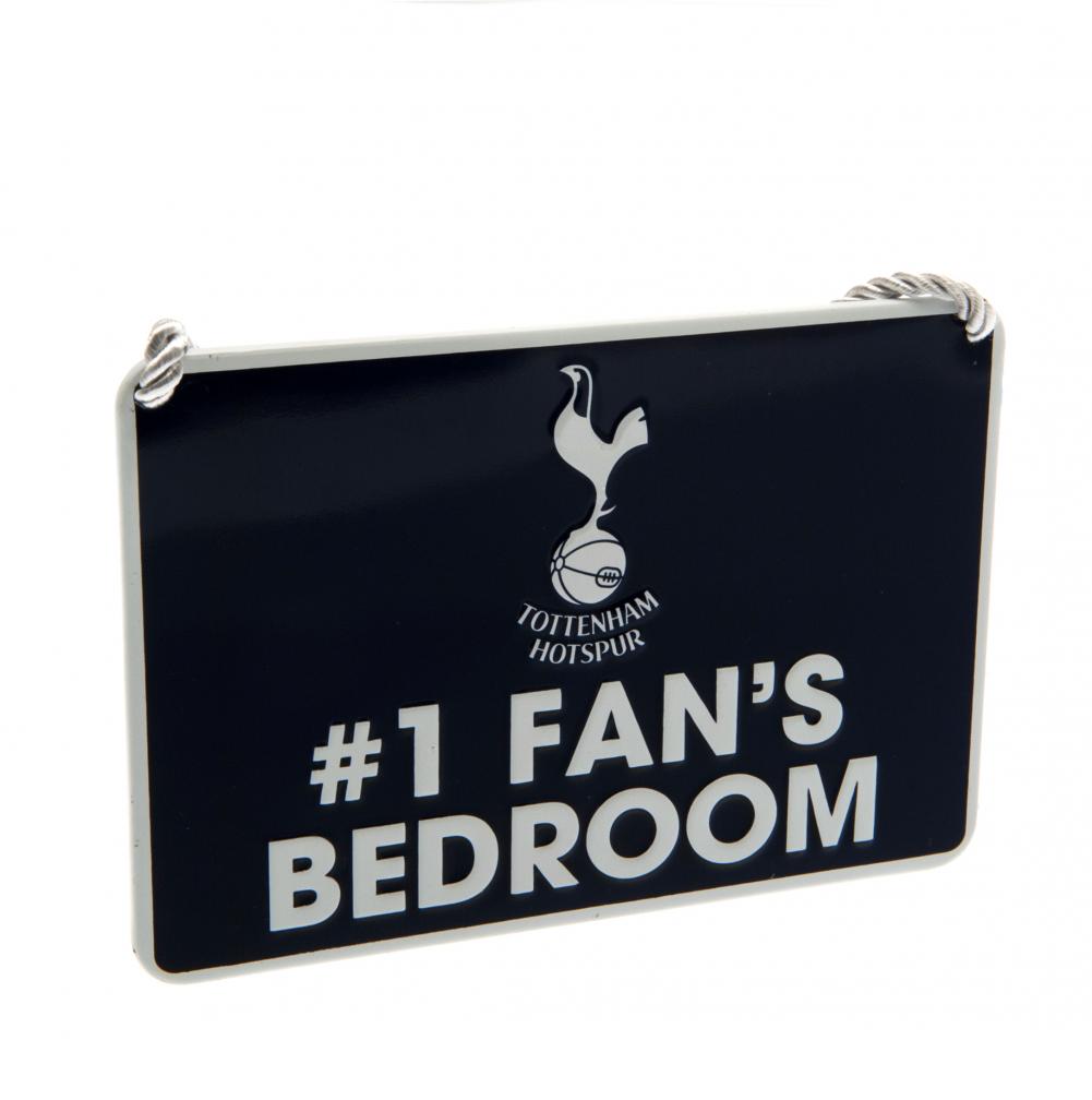 Tottenham Hotspur FC Bedroom Sign No1 Fan - Buy Metal Signs at GiftMasters.co.uk