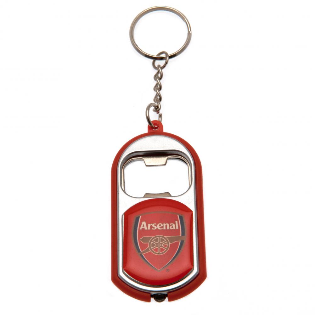 Arsenal FC Keyring Torch Bottle Opener - Buy Keyrings & Pens at GiftMasters.co.uk