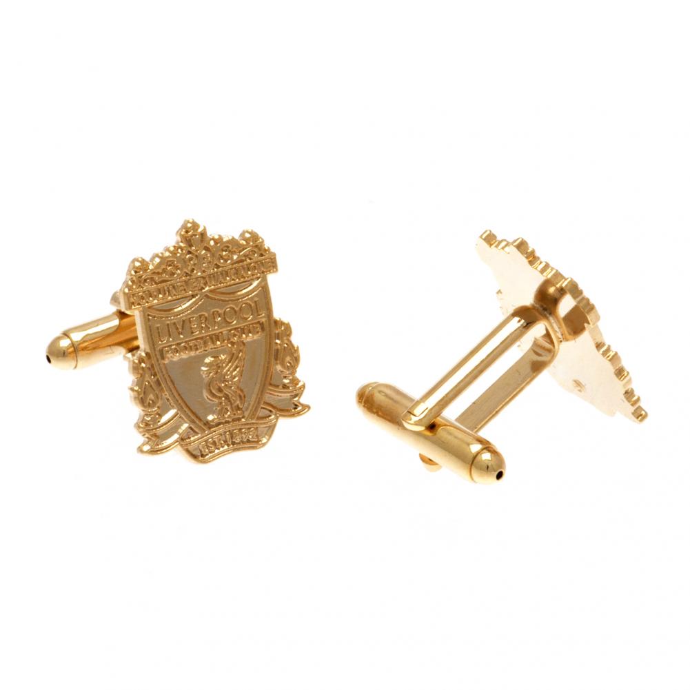 Liverpool FC Gold Plated Cufflinks - Buy Cufflinks at GiftMasters.co.uk