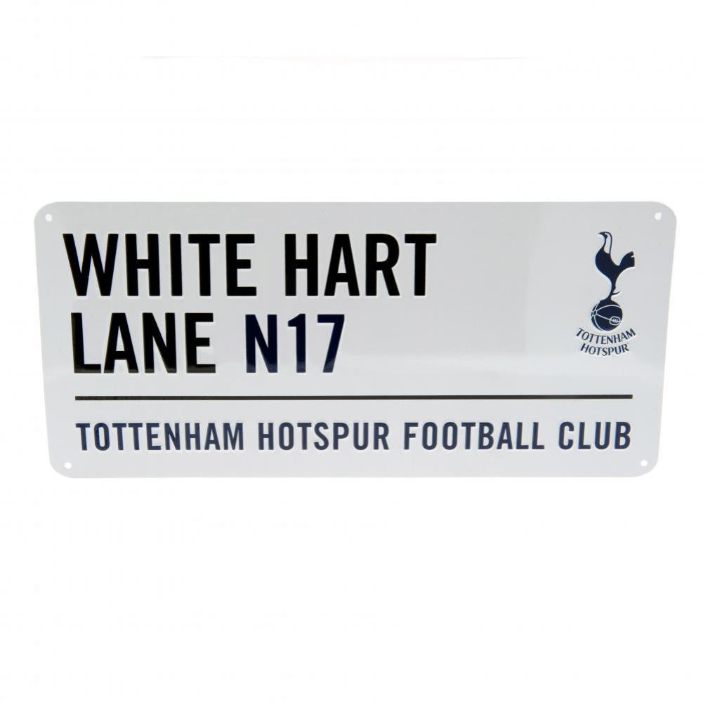 Tottenham Hotspur FC White Street Sign - Buy  at GiftMasters.co.uk