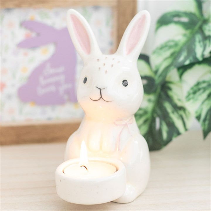 Bunny Shaped Tealight Holder - Buy  at GiftMasters.co.uk
