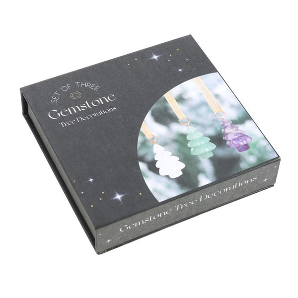 Set of 3 Crystal Christmas Tree Decorations - GiftMasters.co.uk