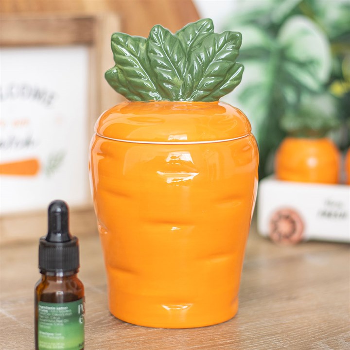Carrot Shaped Oil Burner and Wax Warmer - Buy  at GiftMasters.co.uk