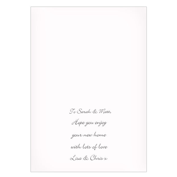 Personalised Present Day Map Card