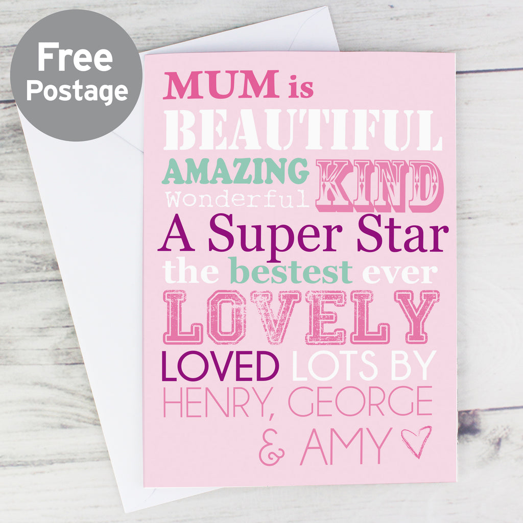 Personalised She Is... Card - Buy Greetings Cards at GiftMasters.co.uk