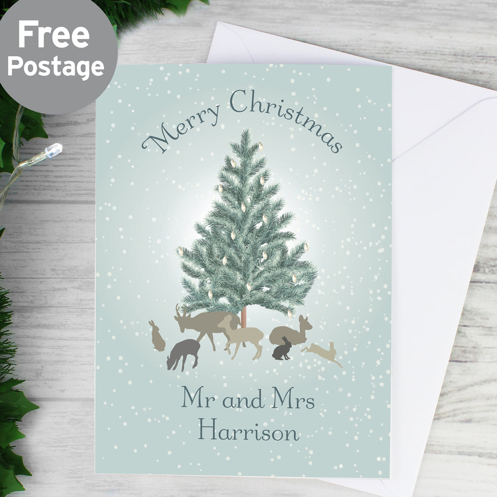 Personalised A Winter's Night Card - Buy Greetings Cards at GiftMasters.co.uk
