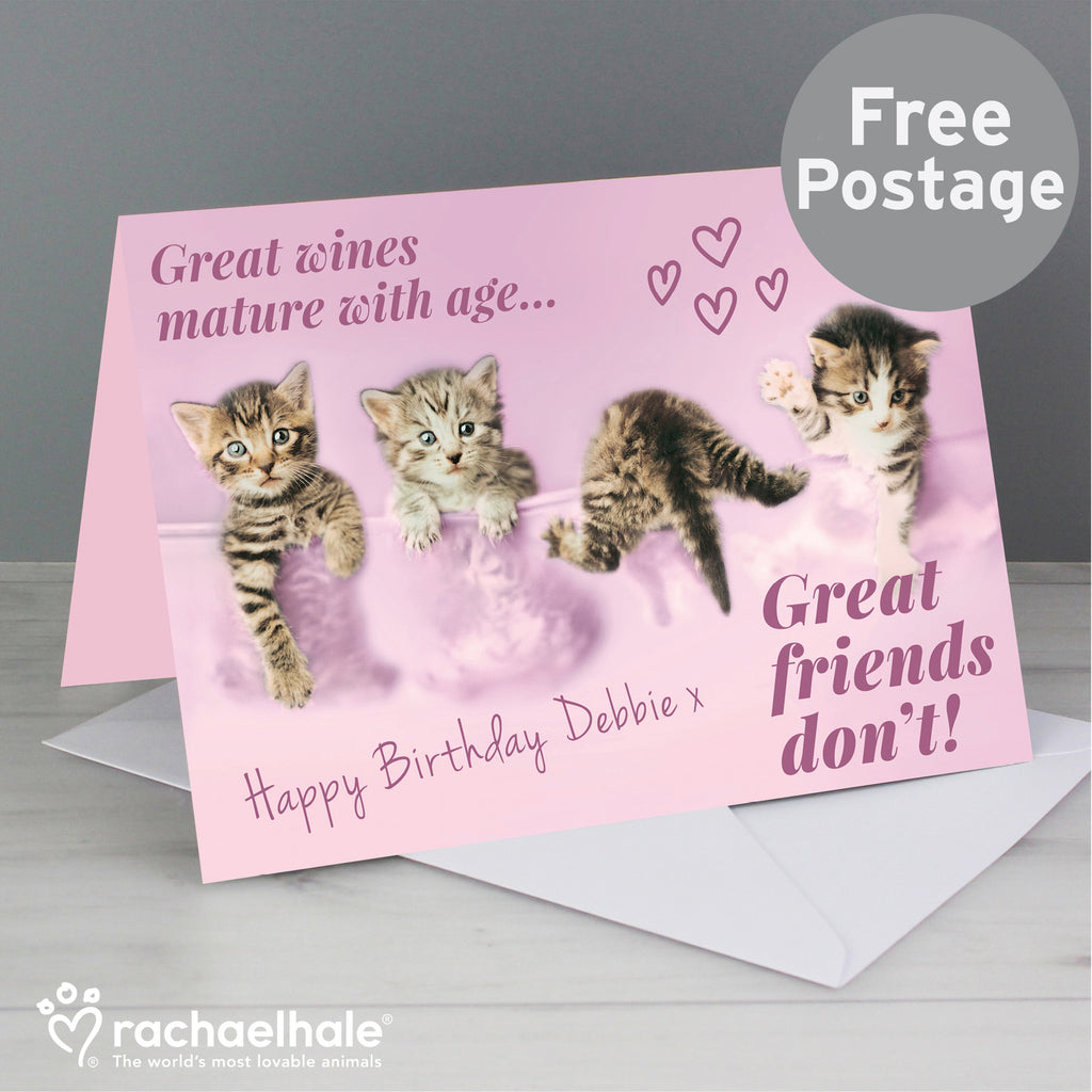 Personalised Rachael Hale 'Great Friends' Card - Buy Greetings Cards at GiftMasters.co.uk