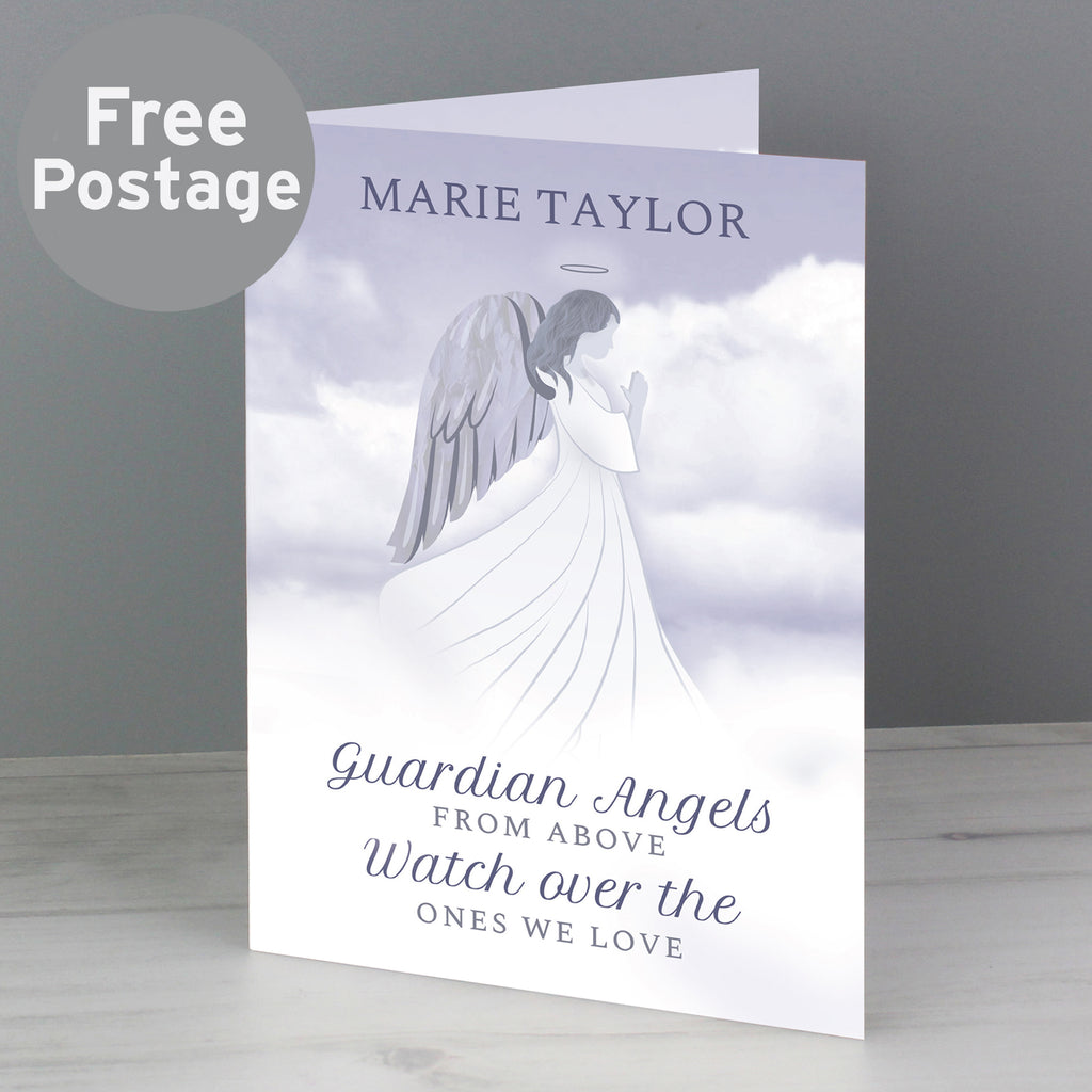 Personalised Guardian Angel Card - Buy Greetings Cards at GiftMasters.co.uk
