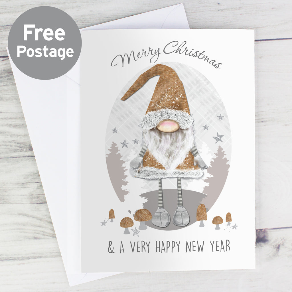 Personalised Christmas Gonk Card - Buy Greetings Cards at GiftMasters.co.uk