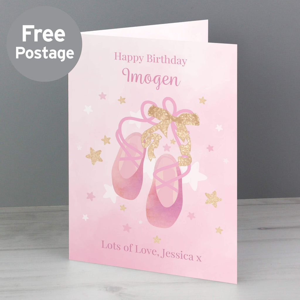 Personalised Swan Lake Ballet Card - Buy Greetings Cards at GiftMasters.co.uk