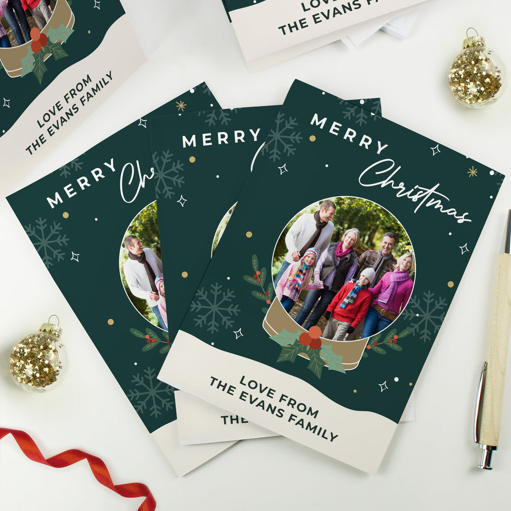 Personalised Pack of 10 Christmas Cards - Photo Upload - Buy Greetings Cards at GiftMasters.co.uk