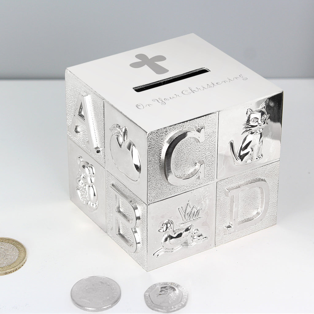 Christening ABC Money Box - Buy Money Boxes at GiftMasters.co.uk