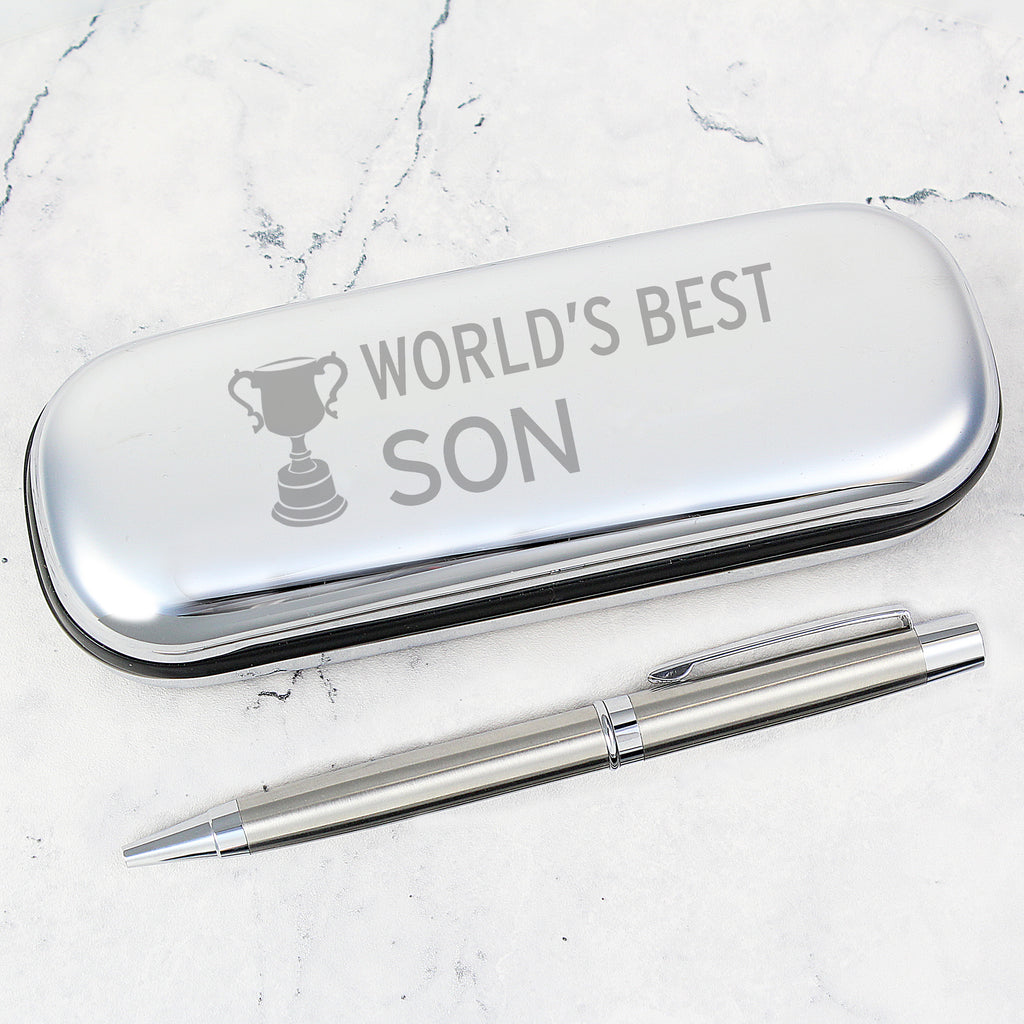 World's Best Son Pen & Box - Buy Stationery & Pens at GiftMasters.co.uk