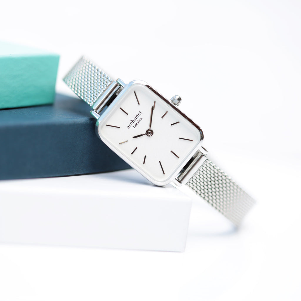 Ladies Architƒìct Lille - Cloud Silver - Handwriting Engraving - Buy Lille at GiftMasters.co.uk