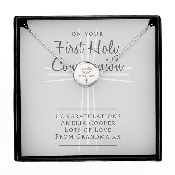 Personalised First Holy Communion Necklace & Box