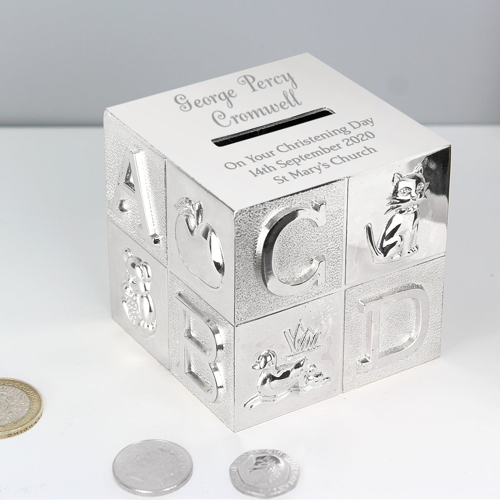 Personalised Big Name ABC Money Box - Buy Money Boxes at GiftMasters.co.uk