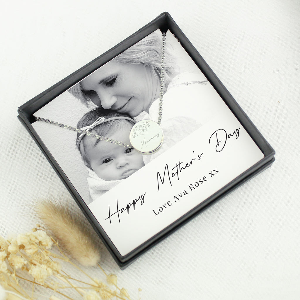 Personalised Photo Upload Necklace and Box - Buy Jewellery at GiftMasters.co.uk