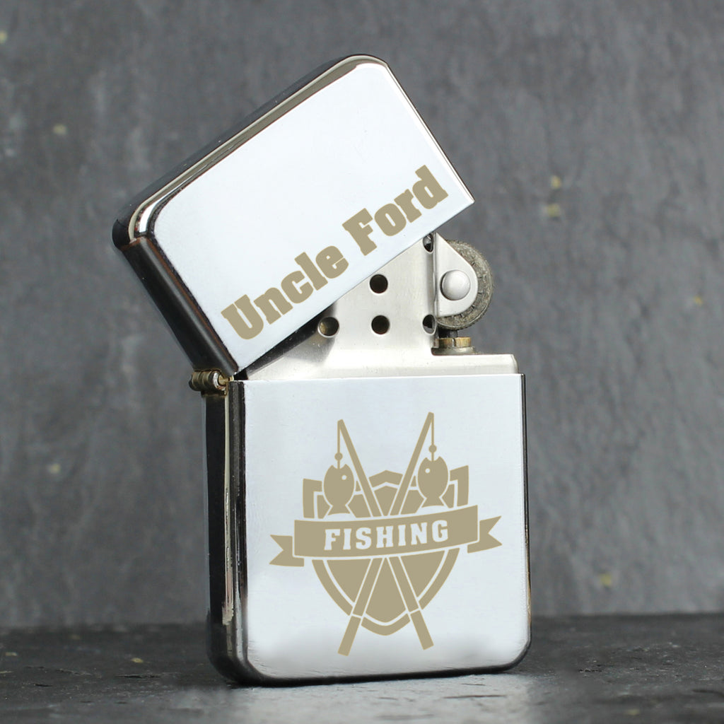 Personalised Fishing Lighter - Buy Keepsakes at GiftMasters.co.uk