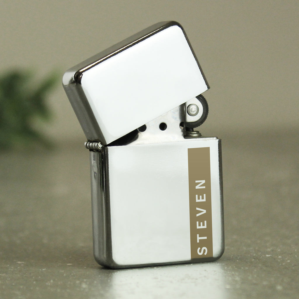 Personalised Name Only Lighter - Buy Keepsakes at GiftMasters.co.uk