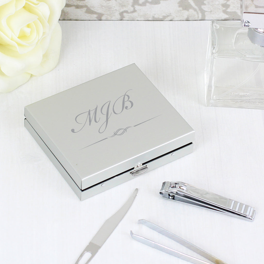 Personalised Initials Manicure Set - Buy Keepsakes at GiftMasters.co.uk