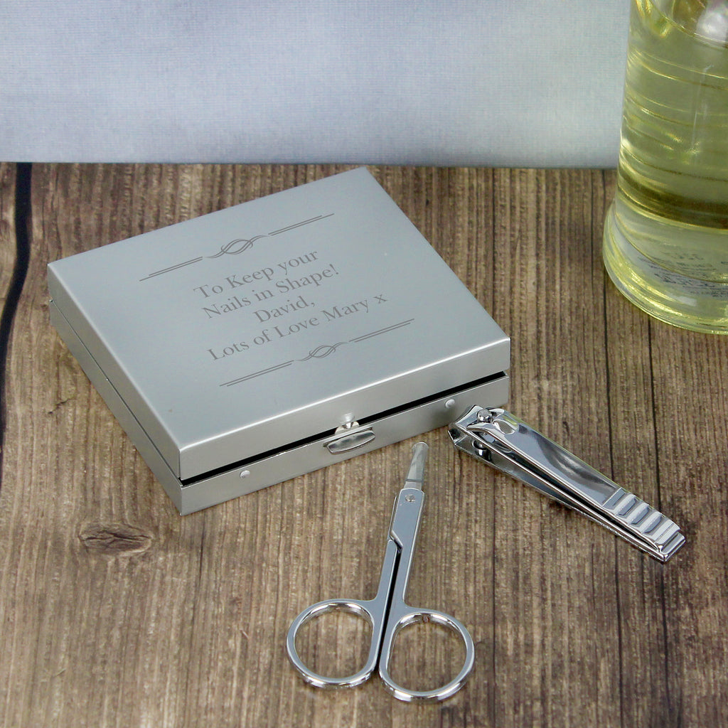 Personalised Any Message Manicure Set - Buy Keepsakes at GiftMasters.co.uk