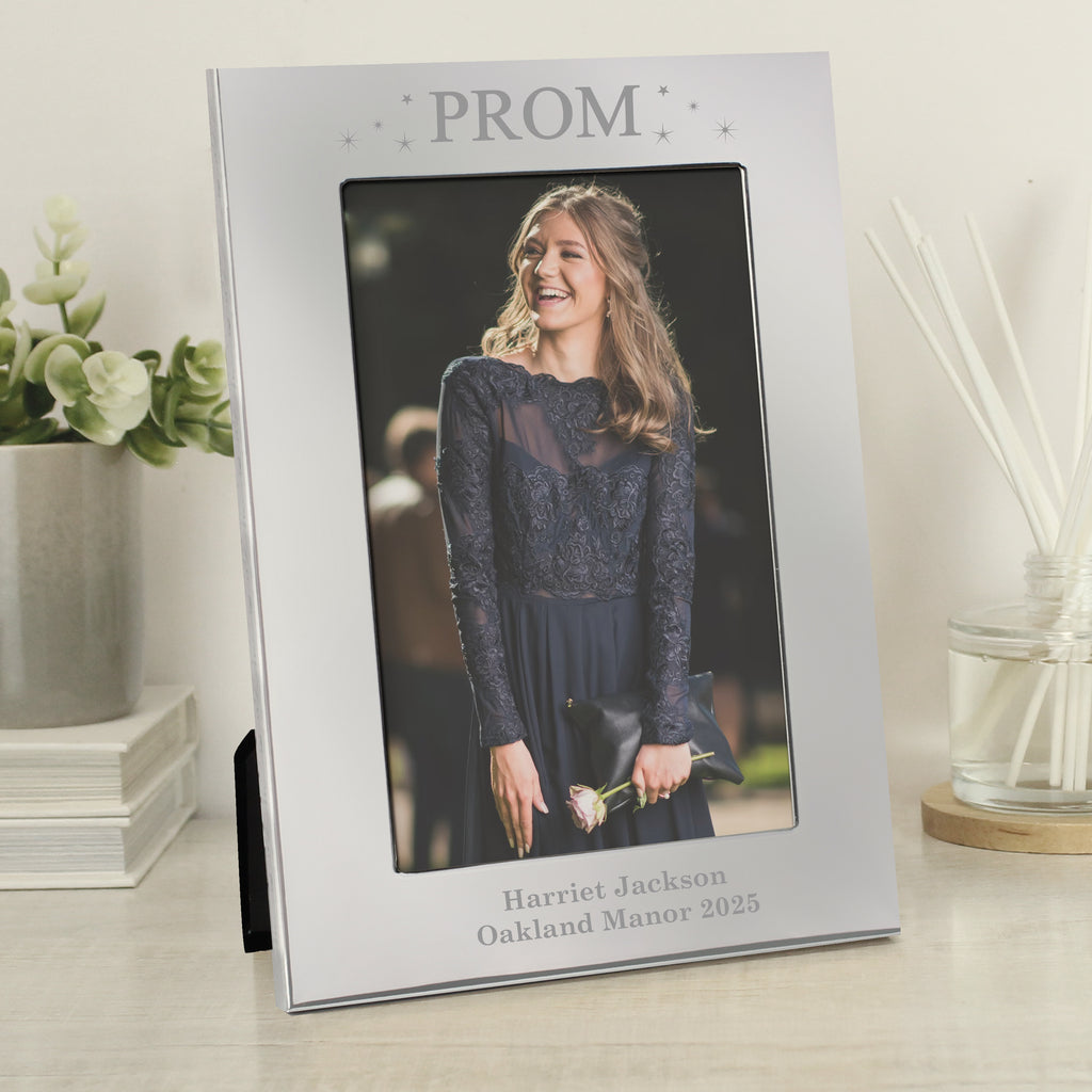 Personalised Prom Night 6x4 Silver Photo Frame - Buy Photo Frames, Albums and Guestbooks at GiftMasters.co.uk