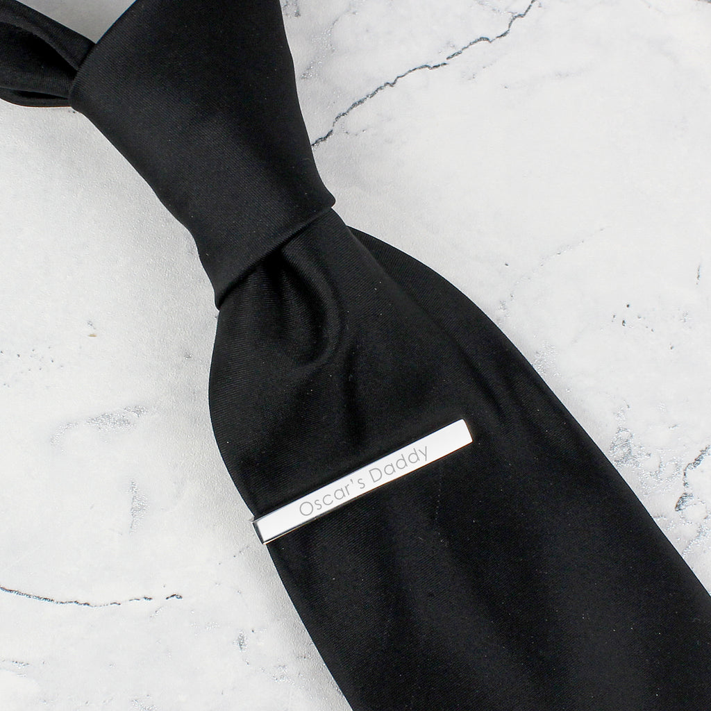 Personalised Tie Clip - Buy Keepsakes at GiftMasters.co.uk