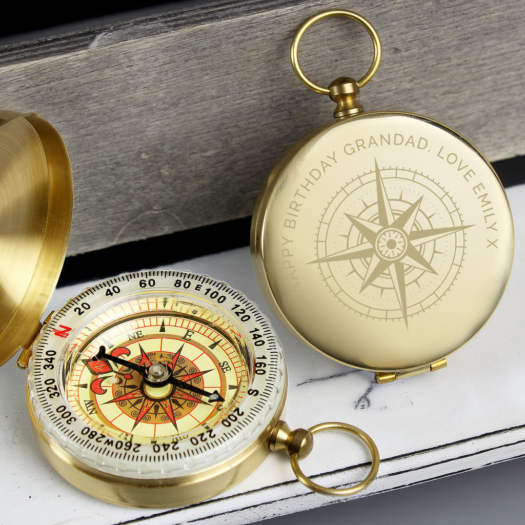 Personalised Keepsake Compass - Buy Keepsakes at GiftMasters.co.uk