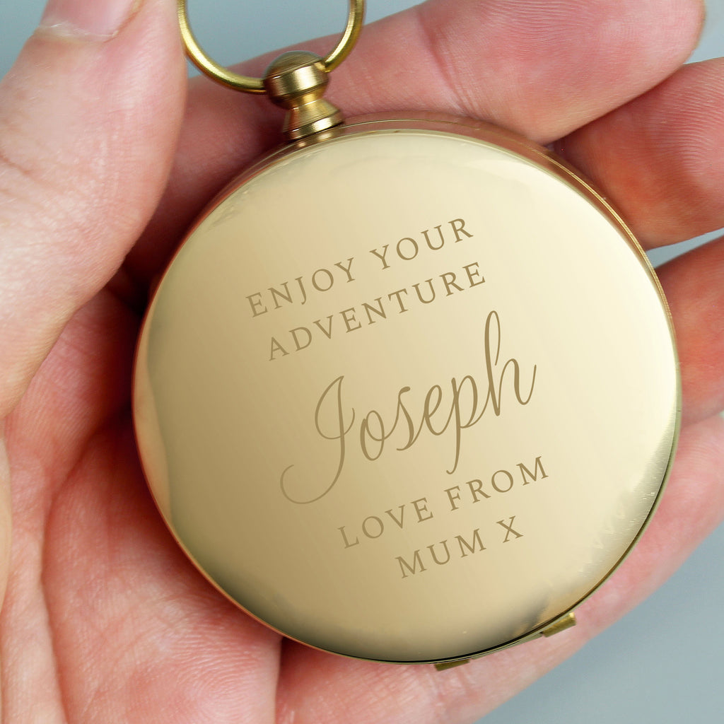 Personalised Classic Keepsake Compass - Buy Keepsakes at GiftMasters.co.uk