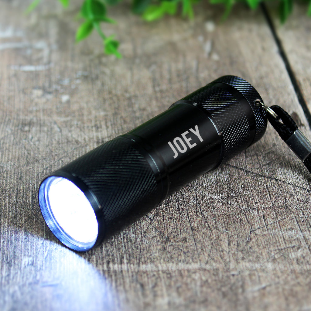 Personalised Name Only Mini Torch - Buy Keepsakes at GiftMasters.co.uk