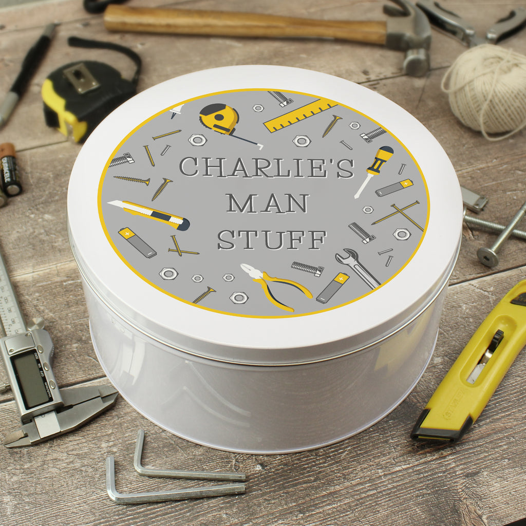 Personalised Bits & Bobs Metal Tin - Buy Storage at GiftMasters.co.uk