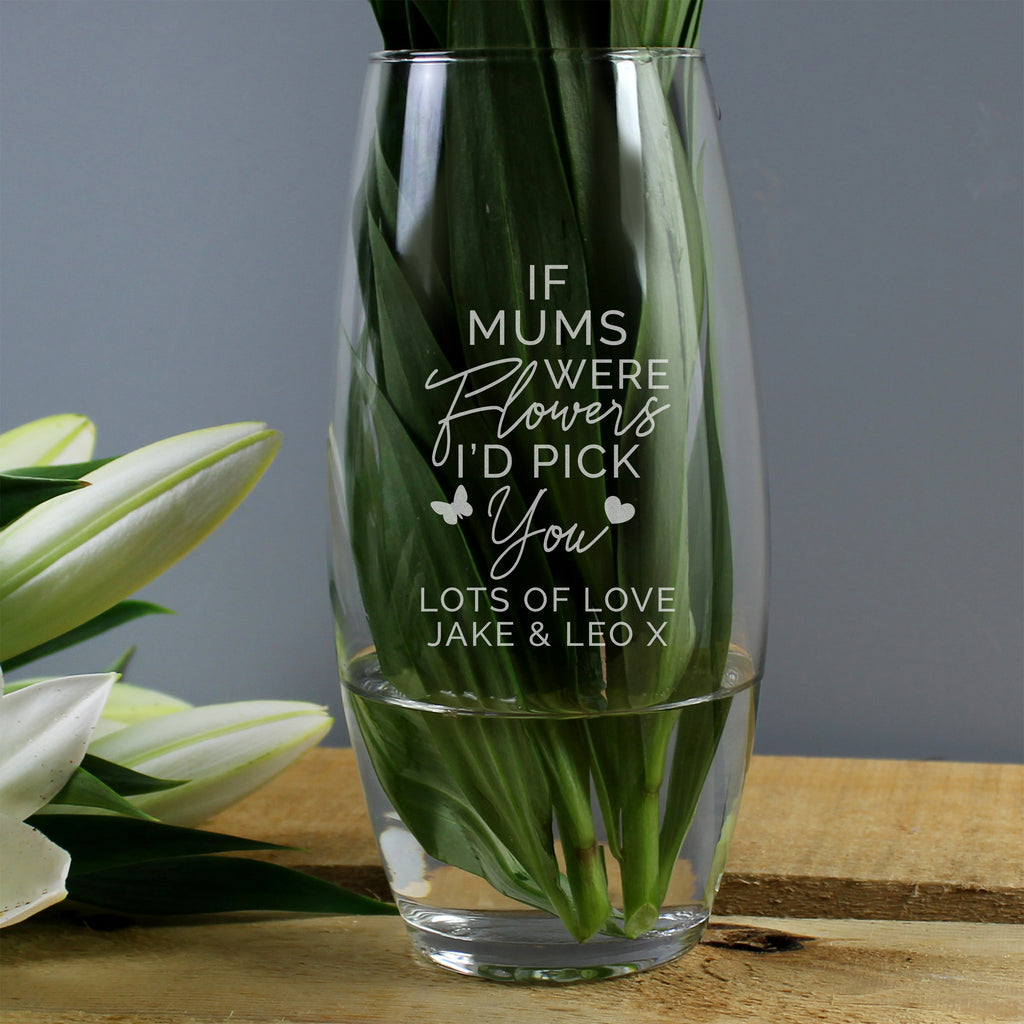 Personalised I'd Pick You Bullet Vase - Buy Vases at GiftMasters.co.uk