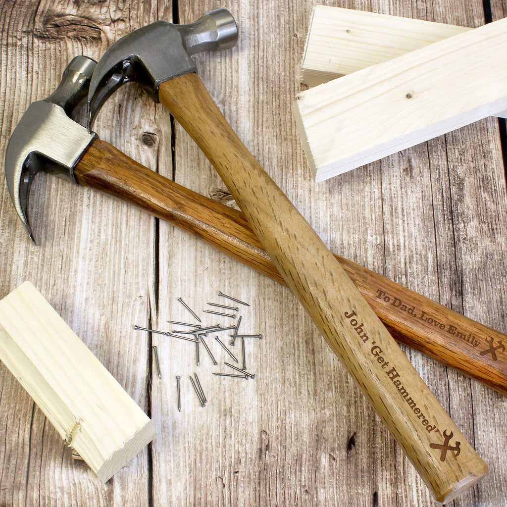 Personalised Man at work Hammer - Buy Keepsakes at GiftMasters.co.uk