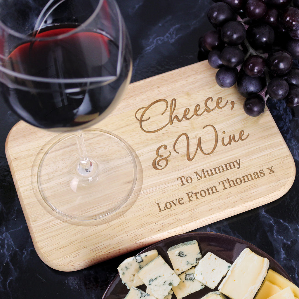 Personalised Free Text Wooden Coaster Tray - Buy Kitchen, Baking & Dining Gifts at GiftMasters.co.uk