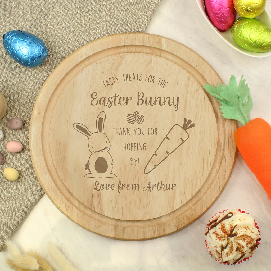 Personalised Easter Bunny Treat Board - Buy Kitchen, Baking & Dining Gifts at GiftMasters.co.uk
