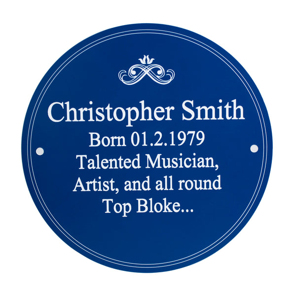 Personalised Heritage Plaque